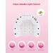 SUNUV 48W UV LED Nail Lamp Gel Nail Light Dryer with 4 Timer Settings for Home Salon - Red - Buy Online on GoSupps.com