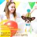 Leawits 8-Piece Cat Birthday Hat & Bow Tie Set for Cats and Small-Medium Dogs - Adjustable Collar, 4 Colors - Buy Online on GoSupps.com