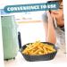 Alipis 3pcs Air Fryer Pan Airfryer Air Fryers Food Cooking Mat Reusable Air Fryer Bowl Washable Cooking Pot Greyx3pcs 24X19.5X5CMx3pcs - Buy Online on GoSupps.com
