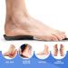 AINIUNIU 2 Pairs Unisex Orthotic Silicone Gel Shoes Plantar Fasciitis Orthotic Insole Orthopedic Insoles Foot Arch Support Insole Black (Size: UK 7-10) - Buy Online on GoSupps.com