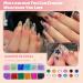 EARLMONI 7200 Pieces Rhinestones Nails Glitter Stones Colourful Rhinestones Nails Stones AB Pearls Diamonds with Tweezers and Pen Suitable for Nail DIY Design Nail Jewellery - Buy Online on GoSupps.com