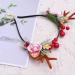Minkissy Christmas Antler Headband Reindeer Ear Hair Hoop Christmas Floral Hairband Xmas Party Head Piece for Women Girls(Pattern 3) - Buy Online on GoSupps.com