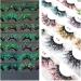 Allayu 2piece Professional Eyelashes With Glitter Lightweight Comfort Long-Lasting Wear Glittery Eyelashes With Sequins Plastic Q-43 - Buy Online on GoSupps.com