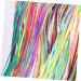 minkissy 7 Sets Colored Hair Rope Girls Hair Accessories Kids Wigs Hair Ties for Braids Hair Tinsel Braid String Fairy Hair Tinsel Kit Hip Hop Hair Tie Braiding Ropes Braided Ribbons Child - Buy Online on GoSupps.com