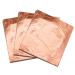 Gold Leaf Sheets, Real Copper Leaf Sheet, Schabin Gold Foil Paper 100 Sheets 6.3" by 6.3" Metallic Leaf Sheet for Painting Arts, Gilding, Crafts Nails and DIYS Decor 6.3 rose gold 100pcs