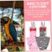 MipCase 8-Piece Washable Bird Diaper Set for Budgies | Breathable Adjustable Pet Costumes | Soft Urine Pants & Decor - Buy Online on GoSupps.com