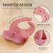 KIDOLEO Silicone Baby Weaning Set - Suction Plate, Bowl, Sippy Cup, Bib, Fork & Spoon - 7 Piece Toddler Feeding Set (Pink) - Buy Online on GoSupps.com
