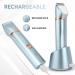 Electric Bikini Trimmer & Facial Hair Remover - Rechargeable IPX7 Waterproof 2-in-1 Hair Removal Kit for Women - Wet/Dry Use for Bikini, Underarm, Leg, Arm, Face - Parisian Blue - Buy Online on GoSupps.com