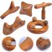 LIXBD Wooden Trigeminal Massager | Reflex Zone & Wood Therapy Tools | Thai Massage Stick for Hand Head Foot Face Body - International Shipping - Buy Online on GoSupps.com