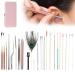 23-Piece Cherry Powder Ear Pick Set | Double Ended Spiral Ear Scoop Spoon Kit - Buy Online on GoSupps.com
