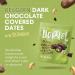 Dorrel Dark Chocolate Covered Medjool Dates with Pistachios | Nutritious High-Energy Snack | Non-GMO & Kosher | 1 Pack - Buy Online on GoSupps.com