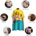 Funny Pig Hanging on Fence Haircut Cape | Water Resistant Salon Gown for Men & Women | Perfect Hairdresser Styling Accessory - Buy Online on GoSupps.com