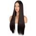 Shop Porsmeer Long Brown Straight Wig for Women - Natural Synthetic Hair - Perfect for Parties & Costumes - Buy Online on GoSupps.com