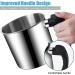 DINGPAI 44oz Double Boiler Wax Melting Pot | Stainless Steel Candle Making Pouring Pitcher with Spoon | Heat-Resistant Handle and Dripless Spout - Buy Online on GoSupps.com