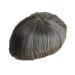 Airao All Lace Toupe for Men - Natural-Looking Hair Replacement Bleached Knot Indian Human Hair #1B50 (Off Black & 50% White) - Buy Online on GoSupps.com