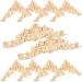 Yalikop Wood Appliques Onlays Decorative Wood Applique DIY Wood Appliques and Onlays for Furniture Long Wood Carved Onlay for Bed Door Cabinet Wardrobe Furniture Decoration(10 Pieces Small Size) 10 Small Size