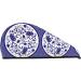Blue & White Porcelain Microfiber Hair Towel - Soft Super Absorbent Quick Dry Wrap for Women | Ideal for Long Curly & Thick Hair - Buy Online on GoSupps.com