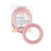 Invisibobble slim hair tie thin hair tie metallic ros for girls and women spiral hair tie elegant look and strong hold limited collection ros shiny 3 pieces (1 Pack) ros shiny 3 pieces (1 Pack)