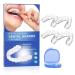 Zyxel crispy rail for night anti-snoring rail 4 pieces of mouth protection to grind your teeth 2 sizes tooth rails crunch dental night protection against bruxism and snoring track