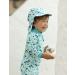 weVSwe Baby Toddler Sun Hat UPF 50+ Swim Cap with Flap Neck Protection - Green Surfboard - Size 0-6 Months - Buy Online on GoSupps.com