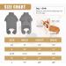 Knitted Turtleneck Dog Sweater - Warm Puppy/Cat Clothes for Small Dogs (X-Small, Grey) - Buy Online on GoSupps.com