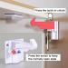 Invisible Anti-Theft Drawer Locks - Baby Proof & Child Safety Cabinet Locks - 4 Pcs White for Secure Home Protection - Buy Online on GoSupps.com