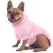 Ducomi dog sweater with hood for all sizes and races - warm and soft dog clothing - single -colored sweater for pets and puppies (pink s) s pink