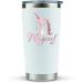 KLUBI Unicorn Gifts for Women - Travel Coffee Mug/Tumbler with Lid 20oz - Funny Gift for Unicorn Lovers, Adults Cute Mugs Large (Pack of 1)