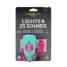 Hornit Mini Bike & Scooter Horn with Kids Headlight Pink/Turquoise
