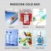 Travel Medicine Cooler - Rechargeable Insulin Storage Box | ZCM-JSDS Portable Mini Cooler with LED Display | 220x150x70mm - Buy Online on GoSupps.com