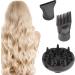 Hair Dryer Diffuser Nozzle Set Increase air volume save drying time even heat distribution high temperature resistance ABS material suitable for all curly hairstyles - Buy Online on GoSupps.com