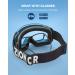 ZIONOR X4 Ski Goggles - Magnetic Lens - Snowboard Goggles for Men Women - Blue Frame - VLT 13.67 - Buy Online on GoSupps.com