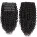 14 Kinky Curly Clip in Hair Extensions - 100g/Set, 8A Brazilian Real Human Hair for Black Women - 3c 4a Kinky Curly Clip ins - Buy Online on GoSupps.com