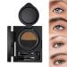 Eyebrow pomade Twotone Eyebrow Mascara Long Lasting Elegant Liner Cream for Eyebrows and Eyes with Stamp Waterproof Eyebrow Powder with Double Sided Brush for Women 01 - Buy Online on GoSupps.com