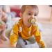 Philips Avent Ultra Air Pacifier 2-Pack | BPA-Free Breathable for 6-18 Months | Includes Sterilization Box | Lemon/Orange (SCF080/18) - Buy Online on GoSupps.com