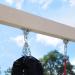 BETOOLL 2400lb Capacity Heavy Duty Swing Hangers Set of 2 - Indoor Outdoor Hanging Snap Hooks Silver - Buy Online on GoSupps.com