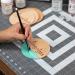 Angelus Paint Brush Set - 5 Piece Round, Flat, and Angular Artist Acrylic Shoe Painting Brushes - Buy Online on GoSupps.com
