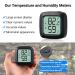Aggforbl Reptile Thermometer Reptile Digital Thermometer and Humidity Vivarium Accessories use for bearded dragon accessories Tank Hygrometer Reptile wiht Double Sided Tape (Black 1) Black 1 pcs - Buy Online on GoSupps.com
