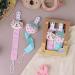 Shop Tyry.hu Cotton Pacifier Chain for Girls - Cute Cat & Strawberry Clip - Perfect Newborn Baby Gift - Buy Online on GoSupps.com