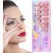 White French Tip Press on Nails - Stick On Fashion Faux Nails with Full | Makeup Supplies for Gathering Wedding Dating Home Traveling 02 - Buy Online on GoSupps.com