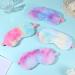 4 Pieces Plush Eye Mask Set - Soft Furry Rainbow Sleeping Blindfold for Women Kids & Teens - Comfortable Travel & Nap Accessories - Buy Online on GoSupps.com