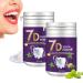 7 Days Purple Teeth Whitening Powder, 7 Days Purple Tooth Cleaning Powder, Mint Tooth Powder, Yellow Teeth Stain Remover, Instant Whitening And Stain Removal, Cosmetic Teeth Cleaning (2)
