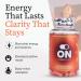 ON by Psic espacio Dietary Nutritional Supplement All day Energy Pills for Adults Natural Energy Supplement Supports Energy Focus and Positive Mood (60 count Pack of 1) - Buy Online on GoSupps.com