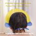 Kids Shower Cap: KAMHBE Baby Shower Cap Shield - Adjustable Crown Hair Washing Shampoo Shield for Eyes, Ears, and Face - Yellow Monster Design - Buy Online on GoSupps.com