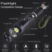 BengMxj Rechargeable LED Flashlight | 90000 Lumens XHP70 Tactical Flashlight with Zoom | 5 Modes | Waterproof for Emergencies, Camping, Hiking - Buy Online on GoSupps.com