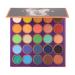 Beauty Glazed Eyeshadow Palette  Touching Up 25 Vibrant Colors Eye Shadow Palette  Mattes Metallic Shimmers Violet Cream Makeup Pallet  Pigmented  Staying Power  Long Lasting  Blendable  Cruelty- Free  Easy to Apply
