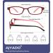 Women s Magnifying Glasses 2-Pack | Blue Light Blocking Reading Glasses | Flexible TR90 | 1.5x Red & Purple Readers - Buy Online on GoSupps.com