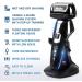Mueller Wet/Dry Rechargeable Electric Razor for Men with LED, 5-Element Cutting System & Precision Trimmer - Black - Buy Online on GoSupps.com