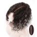 Curly Wig for Women | Natural Hairline Silk Base Clip-In Human Hair Topper | 12 Black for Thin Hair - Buy Online on GoSupps.com