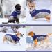 Kuoser Waterproof Dog Coat - Cozy Fleece-Lined Winter Jacket for Small & Medium Dogs | Cold Weather Pet Clothing L Blue - Buy Online on GoSupps.com